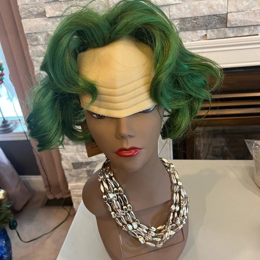 Green Joke Wig Cap Unisex – Fashion Wig H1160HY #3 – New with Tag